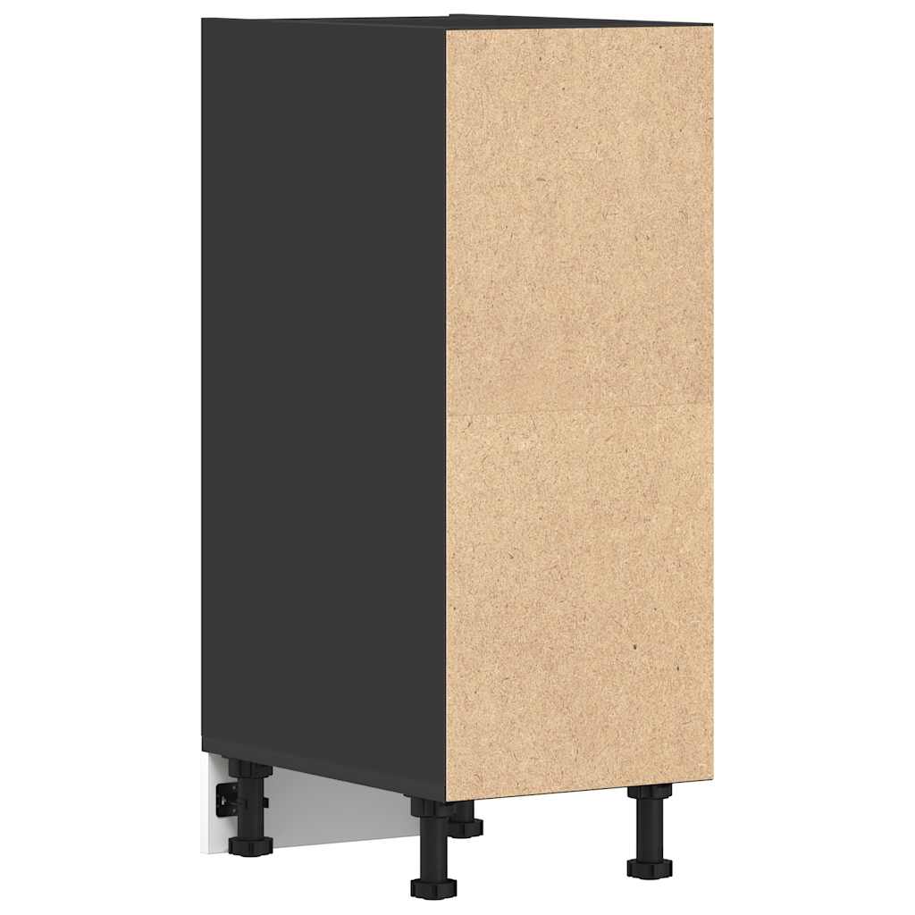 vidaXL Dulap inferior "Riga", negru, 30x44,5x81,5 cm, PAL