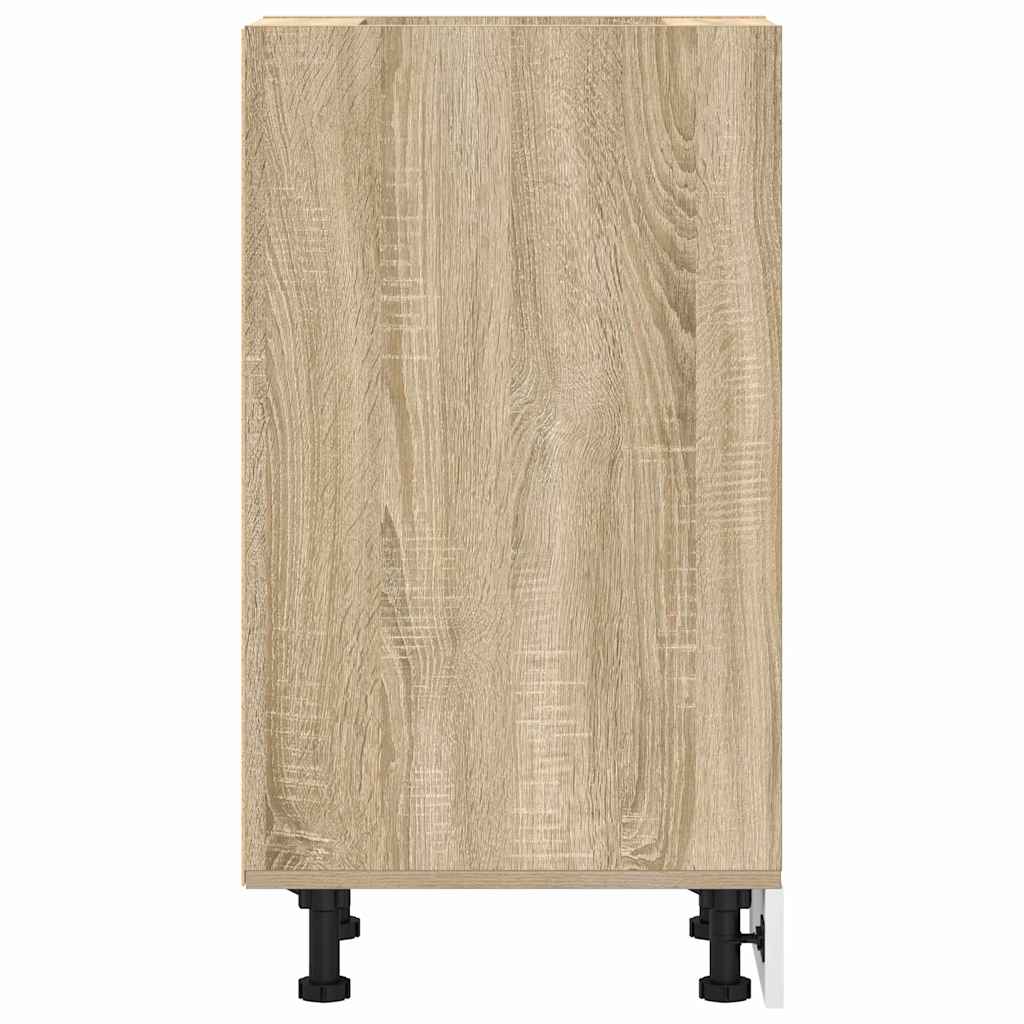vidaXL Dulap inferior "Riga", stejar sonoma, 30x44,5x81,5 cm