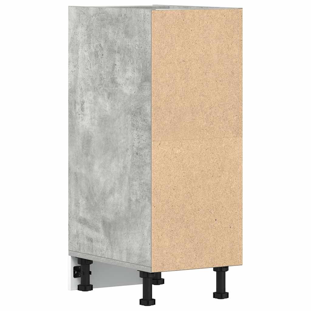 vidaXL Dulap inferior "Riga", gri beton, 30x44,5x81,5 cm, PAL