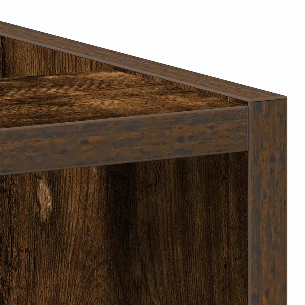 vidaXL Dulap inferior "Riga" stejar afumat 30x44,5x81,5 cm