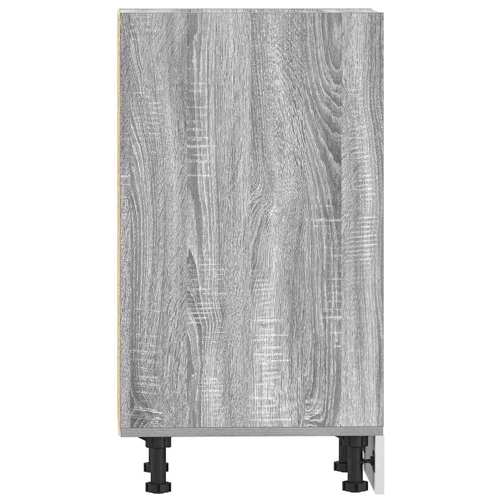 vidaXL Dulap inferior "Riga", gri sonoma, 30x44,5x81,5 cm vidaXL Dulap inferior "Riga", gri sonoma, 30x44,5x81,5 cm