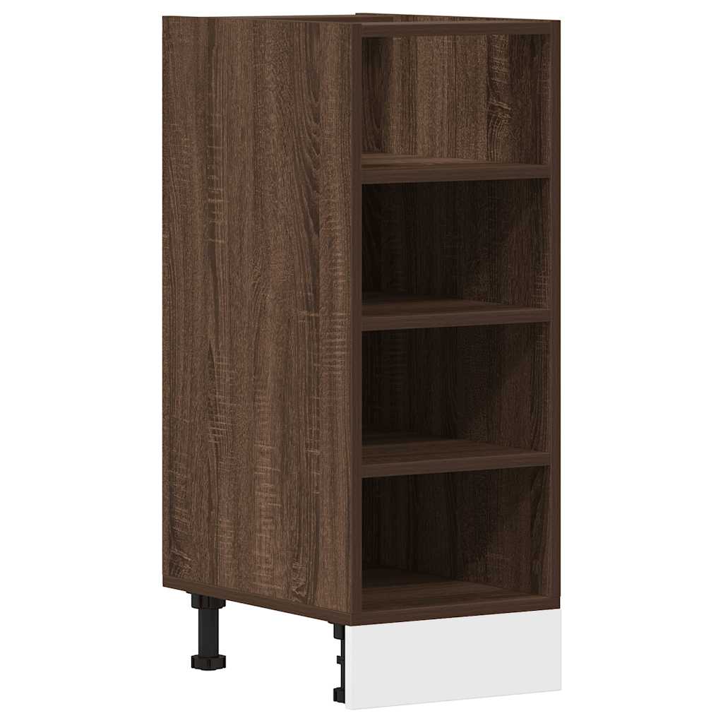 vidaXL Dulap inferior "Riga" stejar maro 30x44,5x81,5 cm