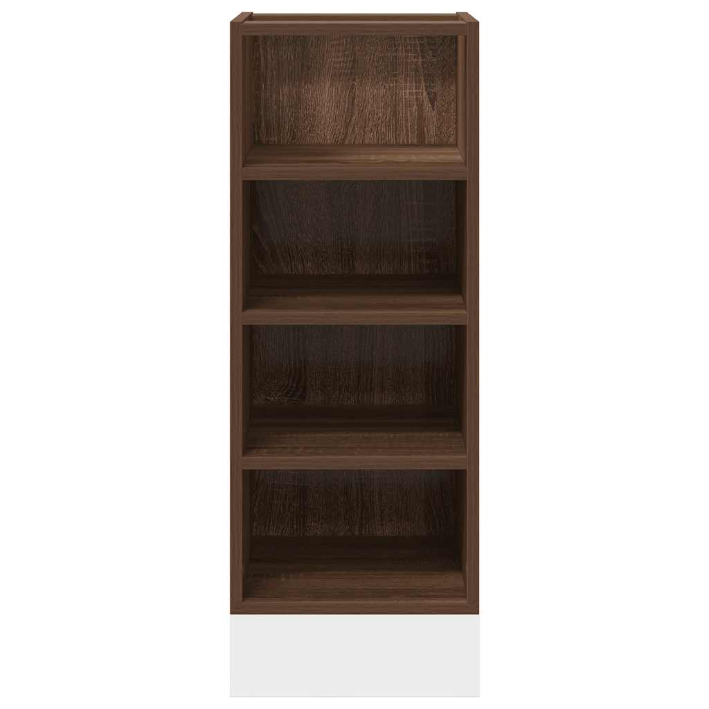 vidaXL Dulap inferior "Riga" stejar maro 30x44,5x81,5 cm