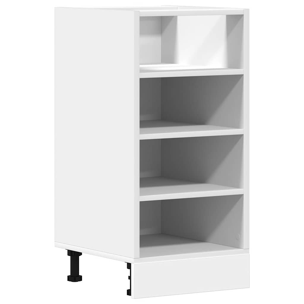 vidaXL Dulap inferior "Riga" alb 40x44,5x81,5 cm lemn prelucrat vidaXL Dulap inferior "Riga" alb 40x44,5x81,5 cm lemn prelucrat