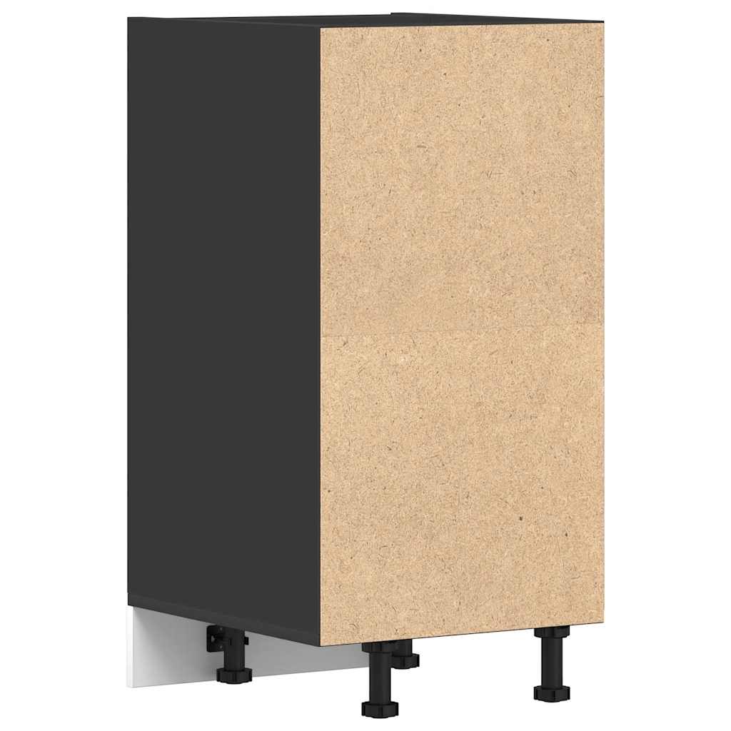 vidaXL Dulap inferior "Riga", negru, 40x44,5x81,5 cm, PAL