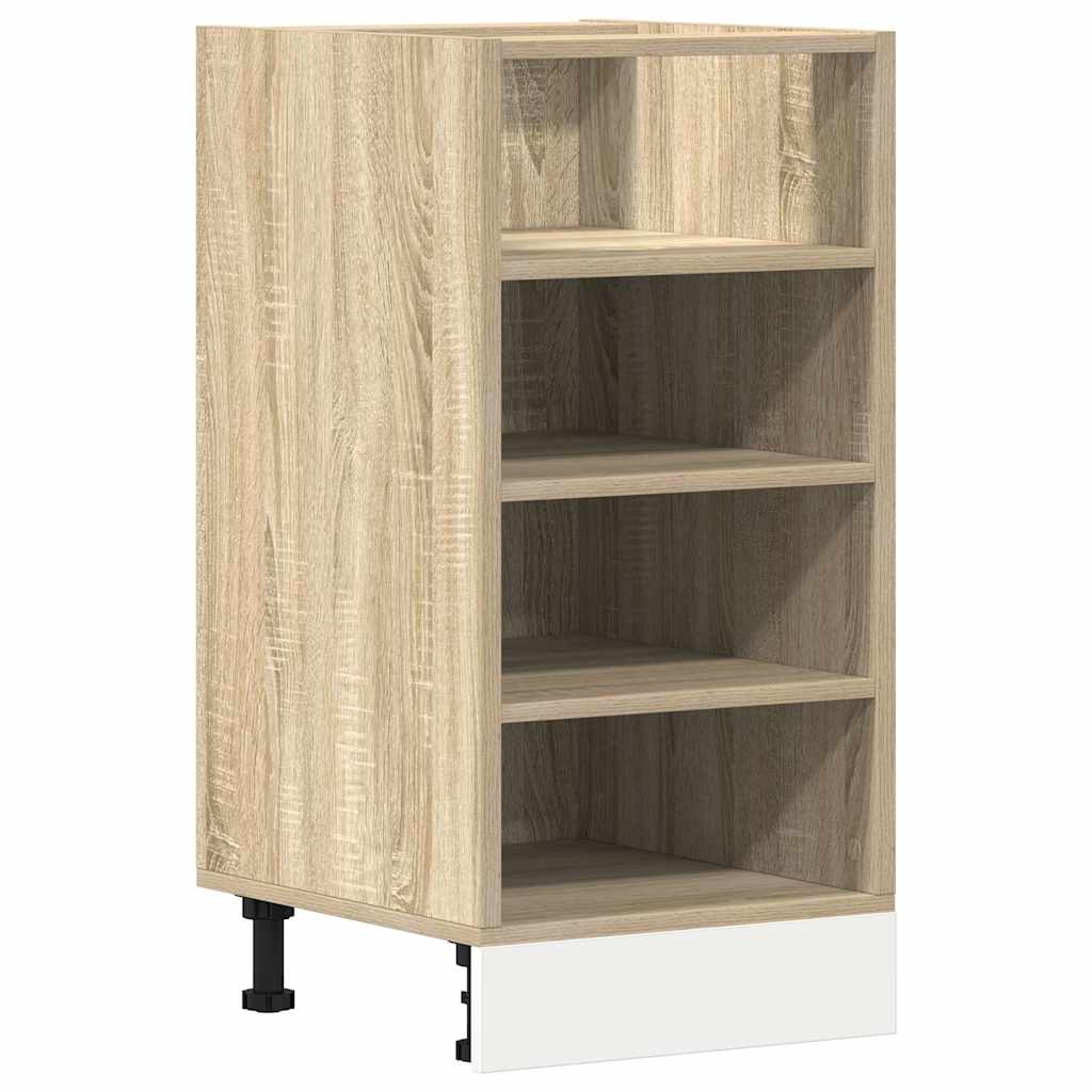 vidaXL Dulap inferior "Riga", stejar sonoma, 40x44,5x81,5 cm vidaXL Dulap inferior "Riga", stejar sonoma, 40x44,5x81,5 cm