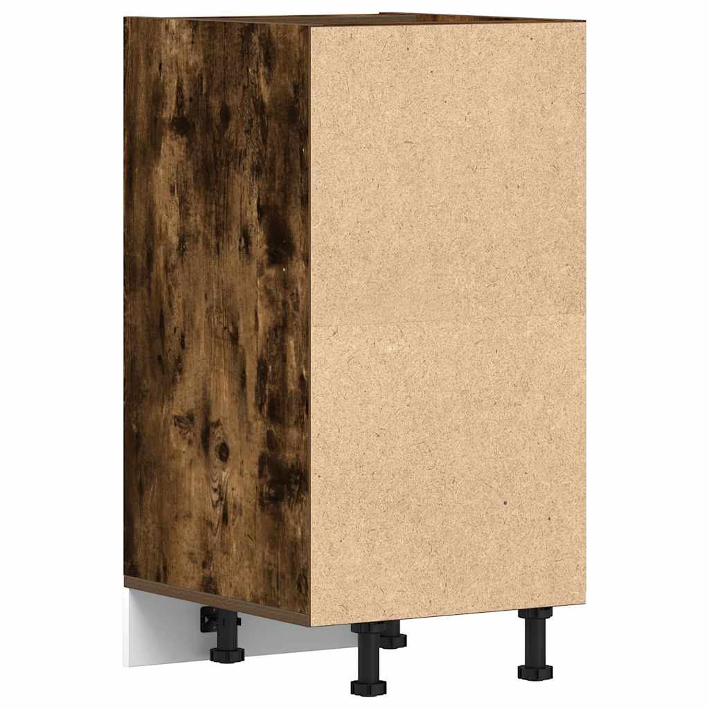 vidaXL Dulap inferior "Riga" stejar afumat 40x44,5x81,5 cm vidaXL Dulap inferior "Riga" stejar afumat 40x44,5x81,5 cm
