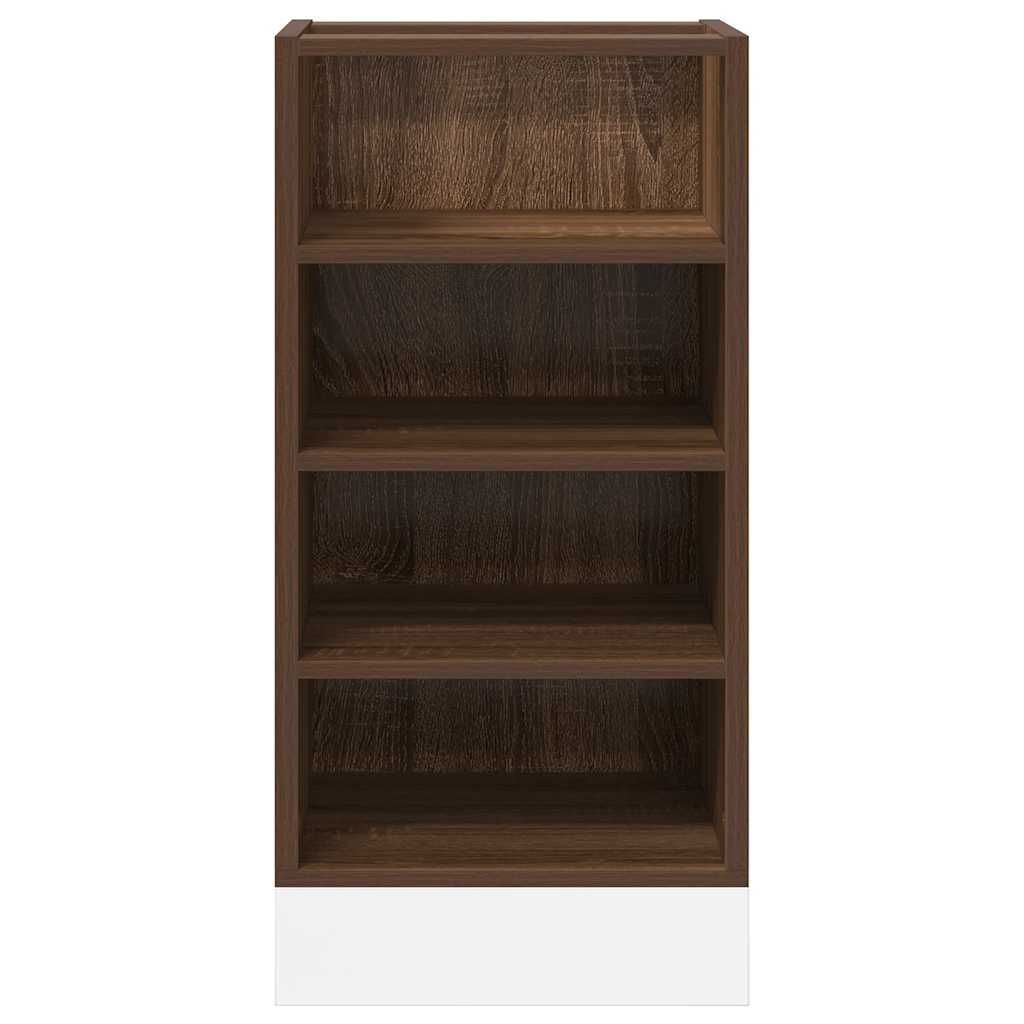 vidaXL Dulap inferior "Riga" stejar maro 40x44,5x81,5 cm vidaXL Dulap inferior "Riga" stejar maro 40x44,5x81,5 cm