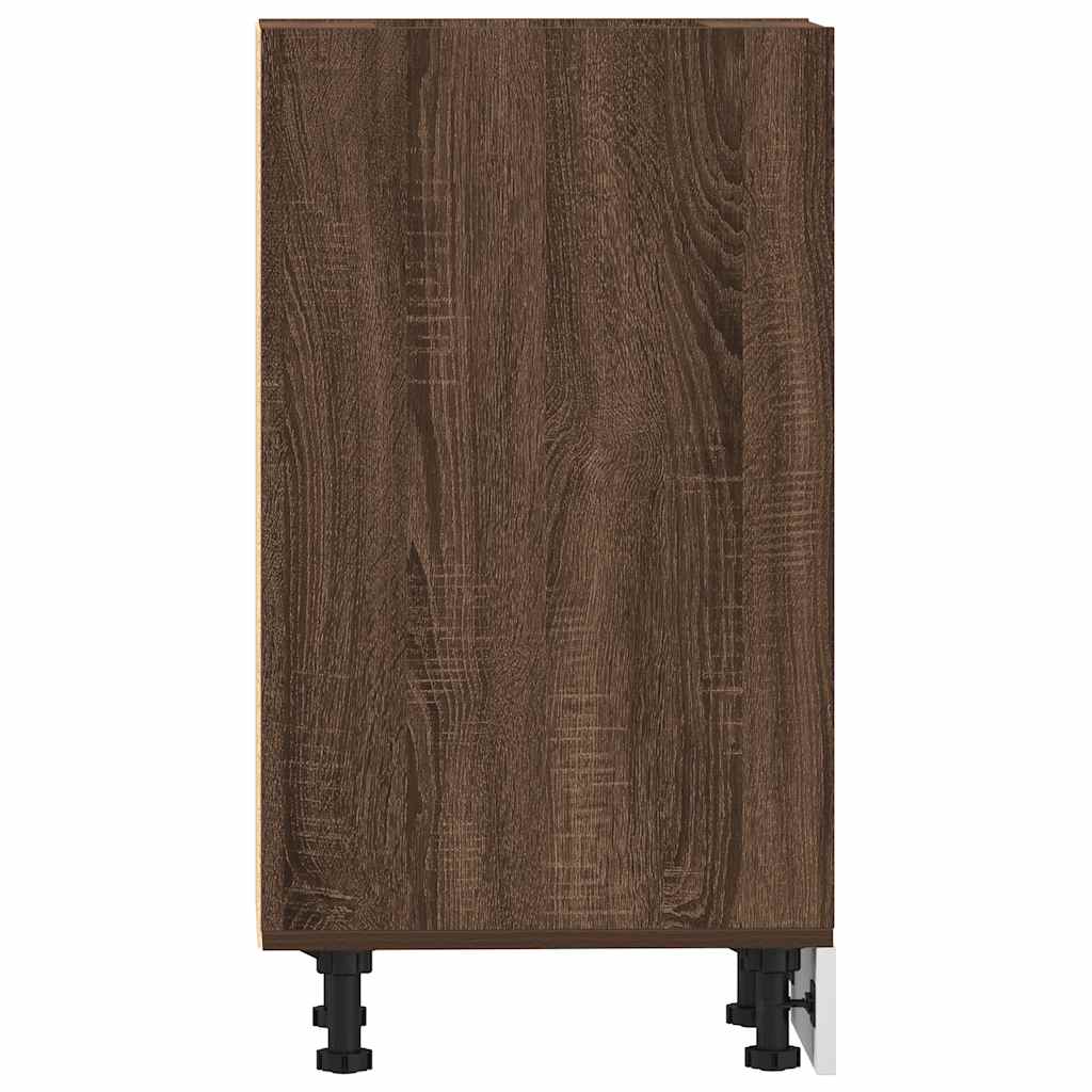 vidaXL Dulap inferior "Riga" stejar maro 40x44,5x81,5 cm vidaXL Dulap inferior "Riga" stejar maro 40x44,5x81,5 cm
