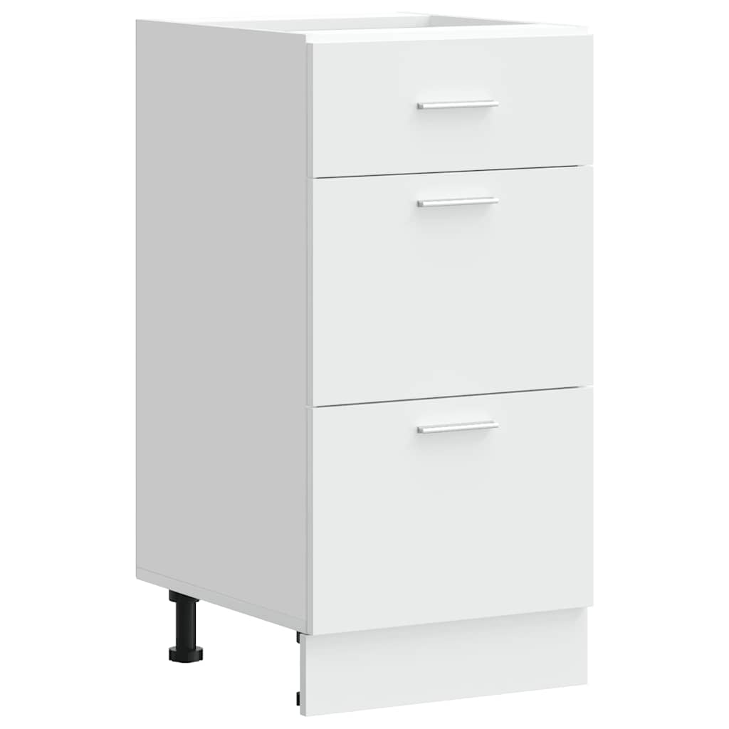 vidaXL Dulap inferior “Lyon” alb 40x46x81,5 cm lemn prelucrat vidaXL Dulap inferior “Lyon” alb 40x46x81,5 cm lemn prelucrat