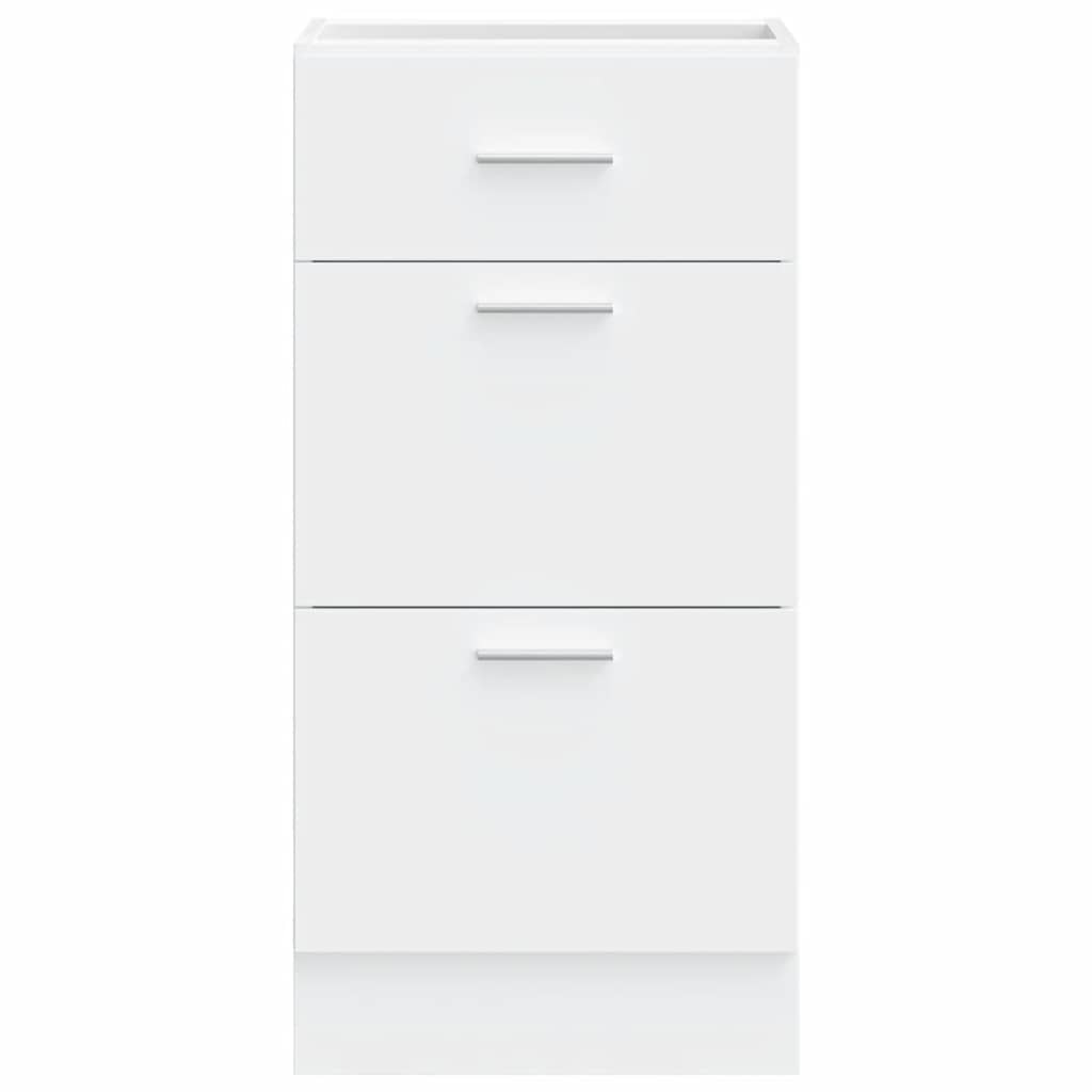 vidaXL Dulap inferior “Lyon” alb 40x46x81,5 cm lemn prelucrat vidaXL Dulap inferior “Lyon” alb 40x46x81,5 cm lemn prelucrat