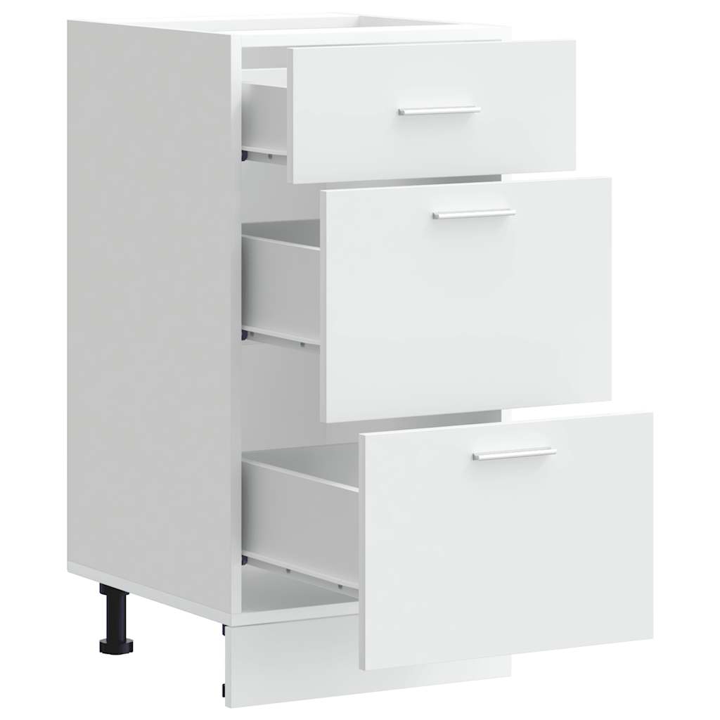 vidaXL Dulap inferior “Lyon” alb 40x46x81,5 cm lemn prelucrat vidaXL Dulap inferior “Lyon” alb 40x46x81,5 cm lemn prelucrat