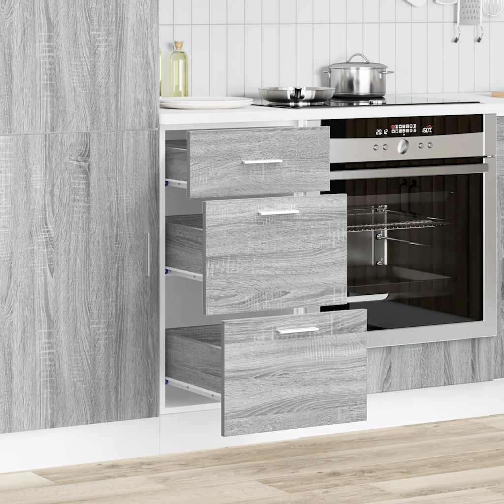 vidaXL Dulap inferior “Lyon” gri Sonoma 40x46x81,5 cm Lemn prelucrat
