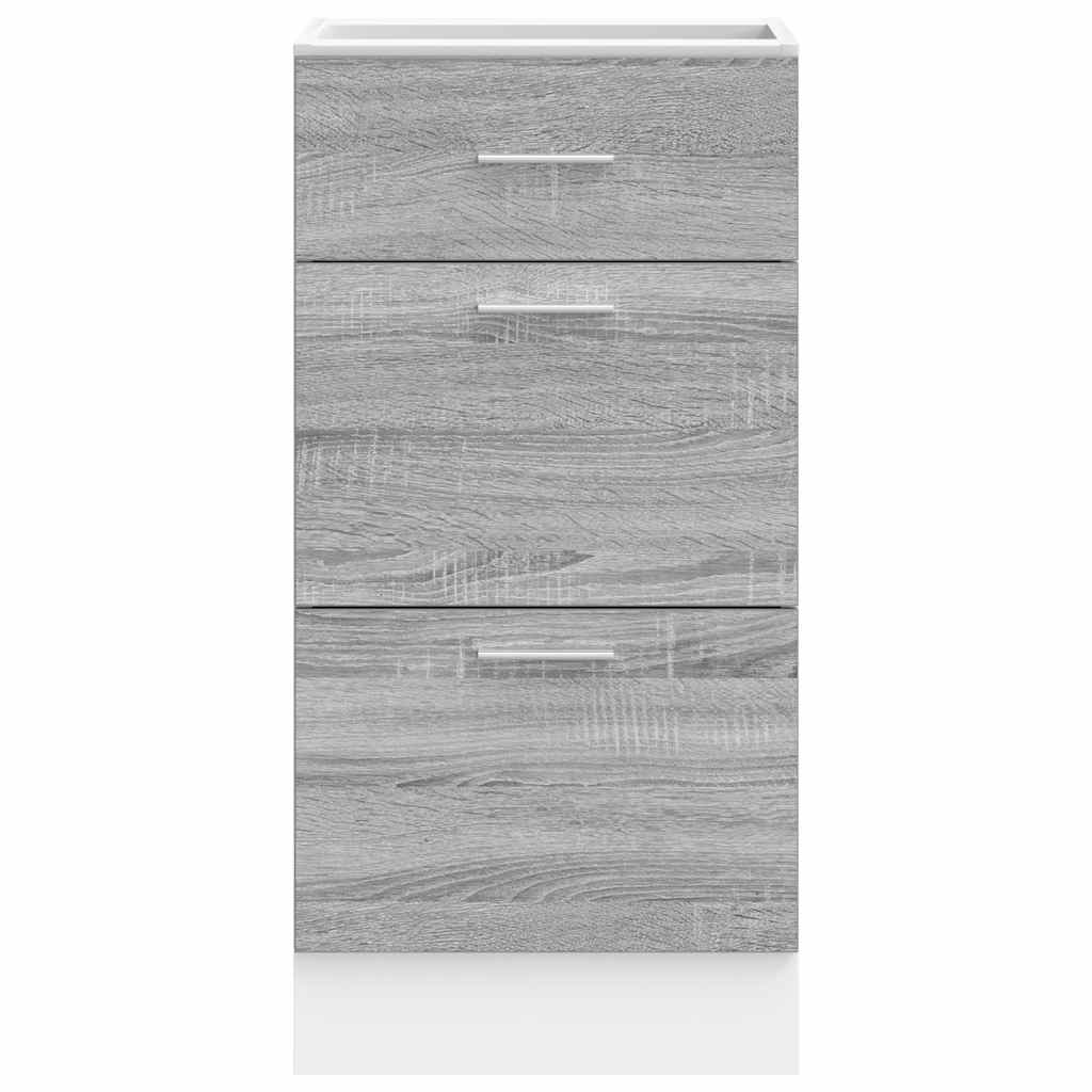 vidaXL Dulap inferior “Lyon” gri Sonoma 40x46x81,5 cm Lemn prelucrat