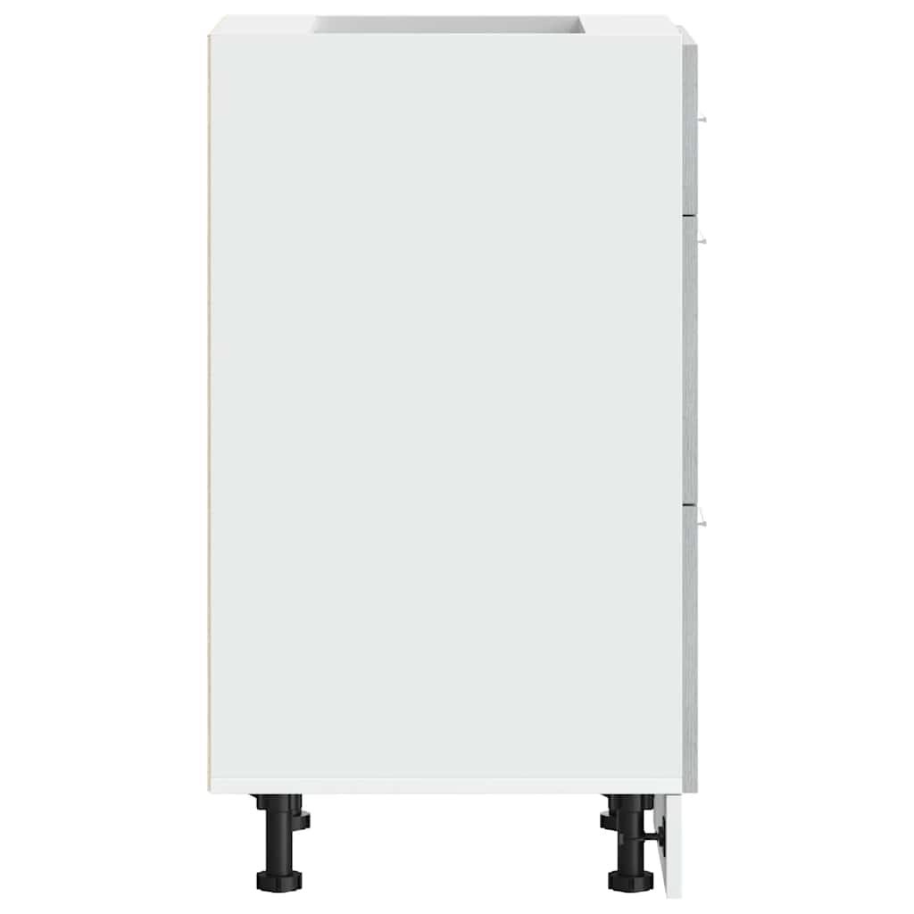 vidaXL Dulap inferior “Lyon” gri Sonoma 40x46x81,5 cm Lemn prelucrat