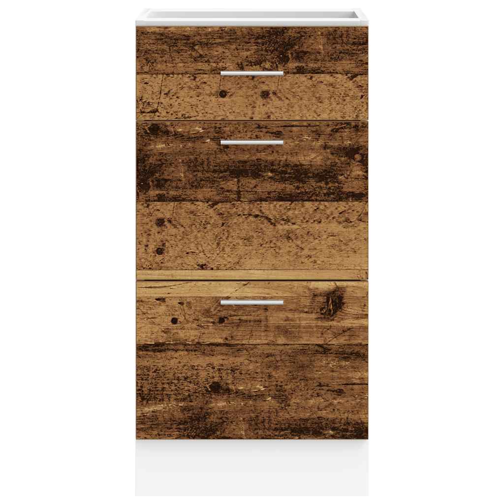 vidaXL Dulap inferior “Lyon” Lemn vechi 40x46x81,5 cm Lemn prelucrat vidaXL Dulap inferior “Lyon” Lemn vechi 40x46x81,5 cm Lemn prelucrat