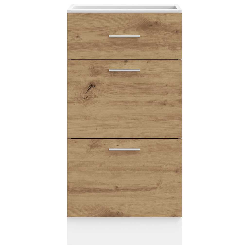 vidaXL Dulap inferior “Lyon” Artisan Stejar 40x46x81,5 cm