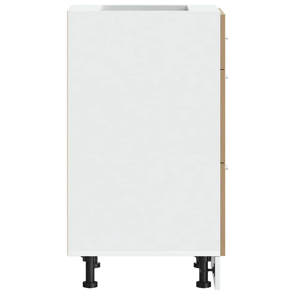 vidaXL Dulap inferior “Lyon” Artisan Stejar 40x46x81,5 cm