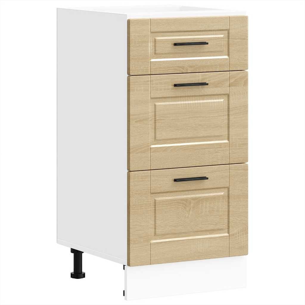 vidaXL Dulap de bază de bucătărie „Porto” din lemn de stejar Sonoma