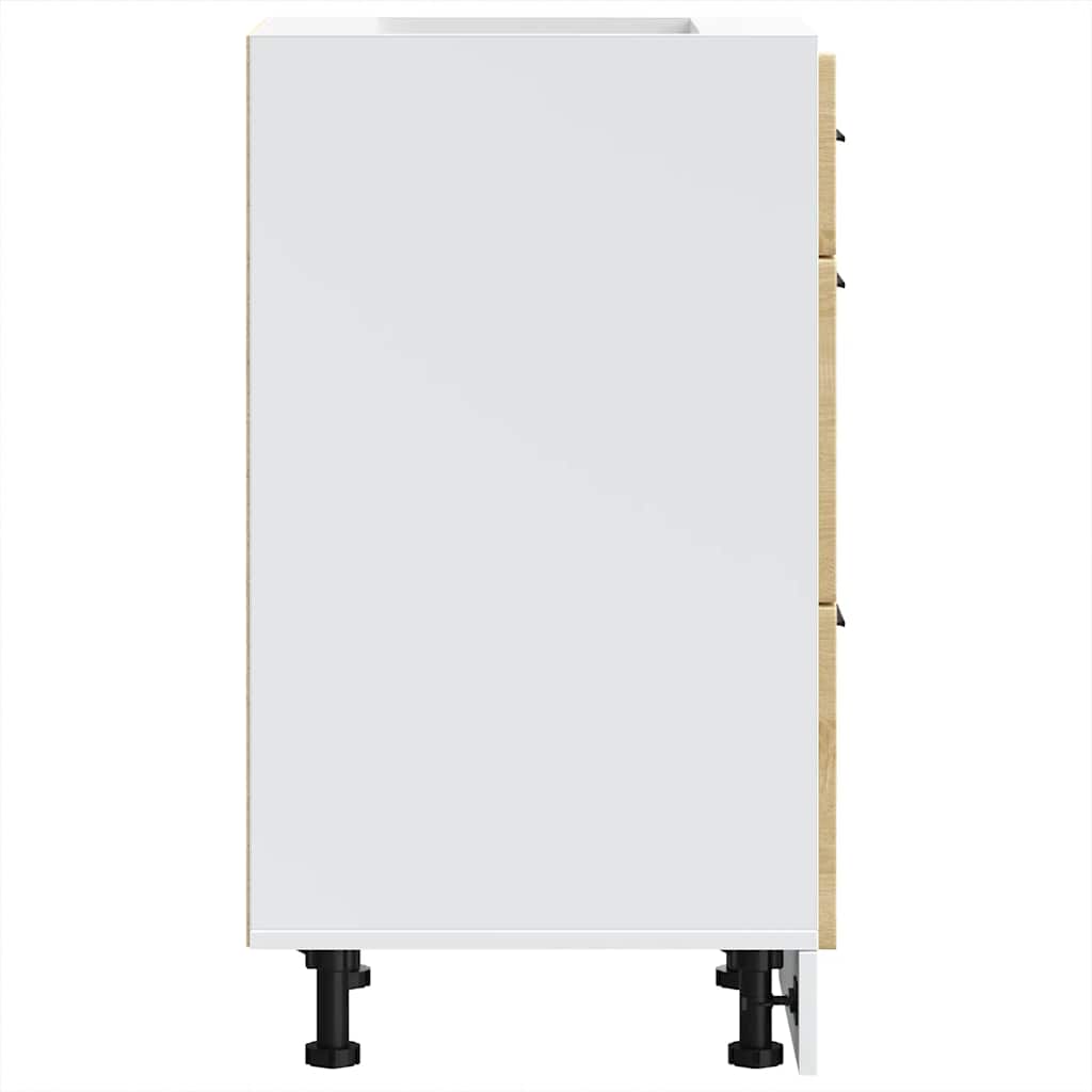 vidaXL Dulap de bază de bucătărie „Porto” din lemn de stejar Sonoma