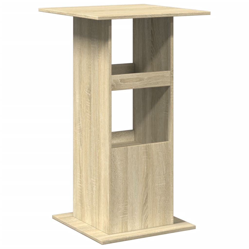 vidaXL Masă bar cu depozitare stejar sonoma 60x60x102cm lemn prelucrat vidaXL Masă bar cu depozitare stejar sonoma 60x60x102cm lemn prelucrat