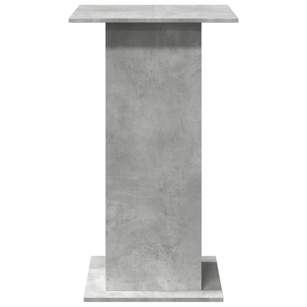 vidaXL Masă bar cu depozitare, gri beton, 60x60x102 cm, lemn prelucrat vidaXL Masă bar cu depozitare, gri beton, 60x60x102 cm, lemn prelucrat
