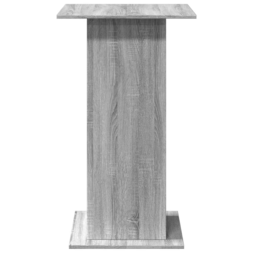 vidaXL Masă bar cu depozitare sonoma gri, 60x60x102 cm, lemn prelucrat vidaXL Masă bar cu depozitare sonoma gri, 60x60x102 cm, lemn prelucrat