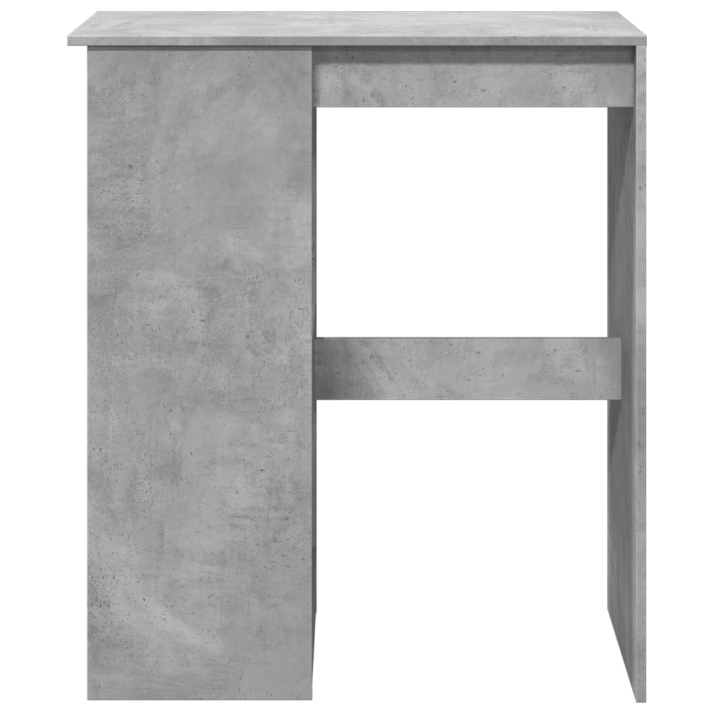 vidaXL Masă de bar cu raft gri beton 90x47,5x103,5 cm lemn prelucrat
