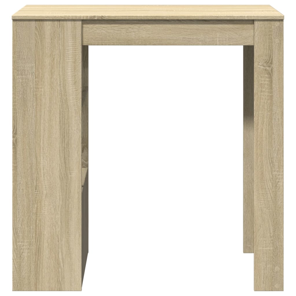 vidaXL Masă de bar cu rafturi, stejar sonoma, 102x50x103,5 cm, lemn vidaXL Masă de bar cu rafturi, stejar sonoma, 102x50x103,5 cm, lemn