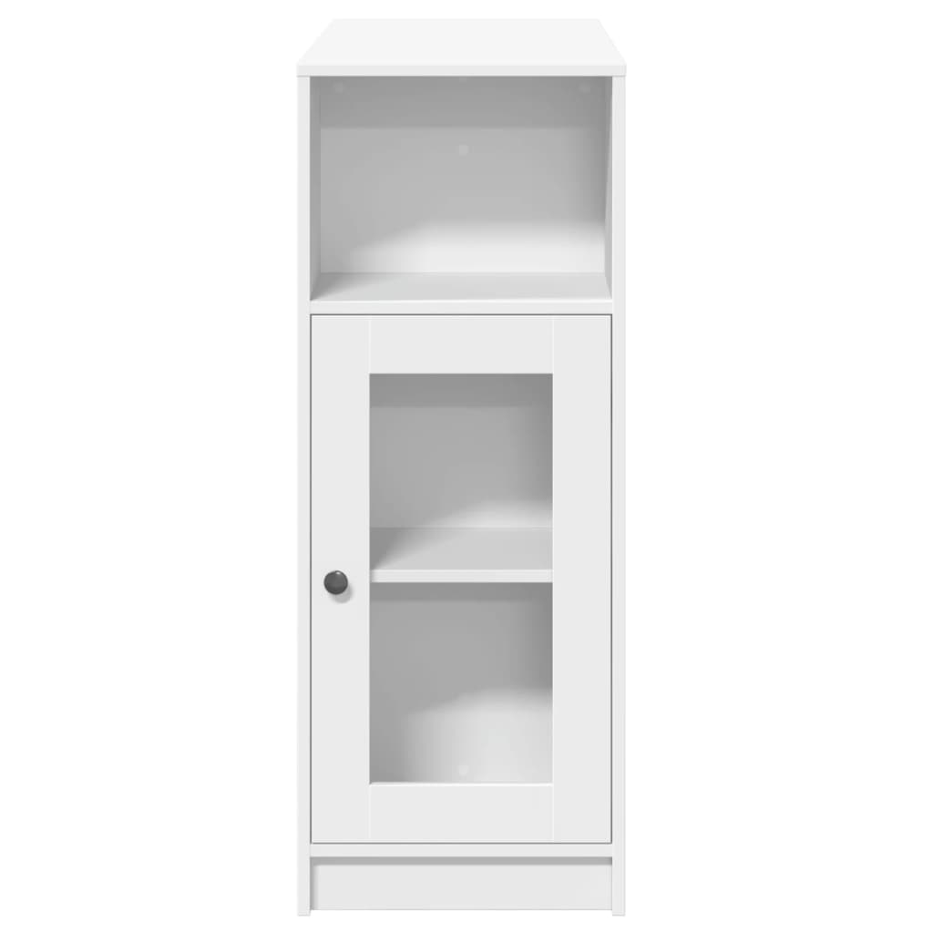 vidaXL Masă de bar cu rafturi, alb, 101x40x103,5 cm, lemn prelucrat vidaXL Masă de bar cu rafturi, alb, 101x40x103,5 cm, lemn prelucrat