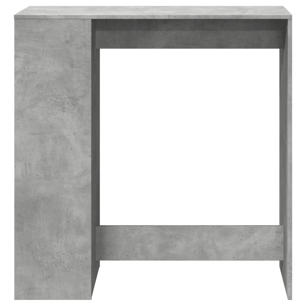 vidaXL Masă de bar cu rafturi gri beton 101x40x103,5 cm lemn prelucrat vidaXL Masă de bar cu rafturi gri beton 101x40x103,5 cm lemn prelucrat