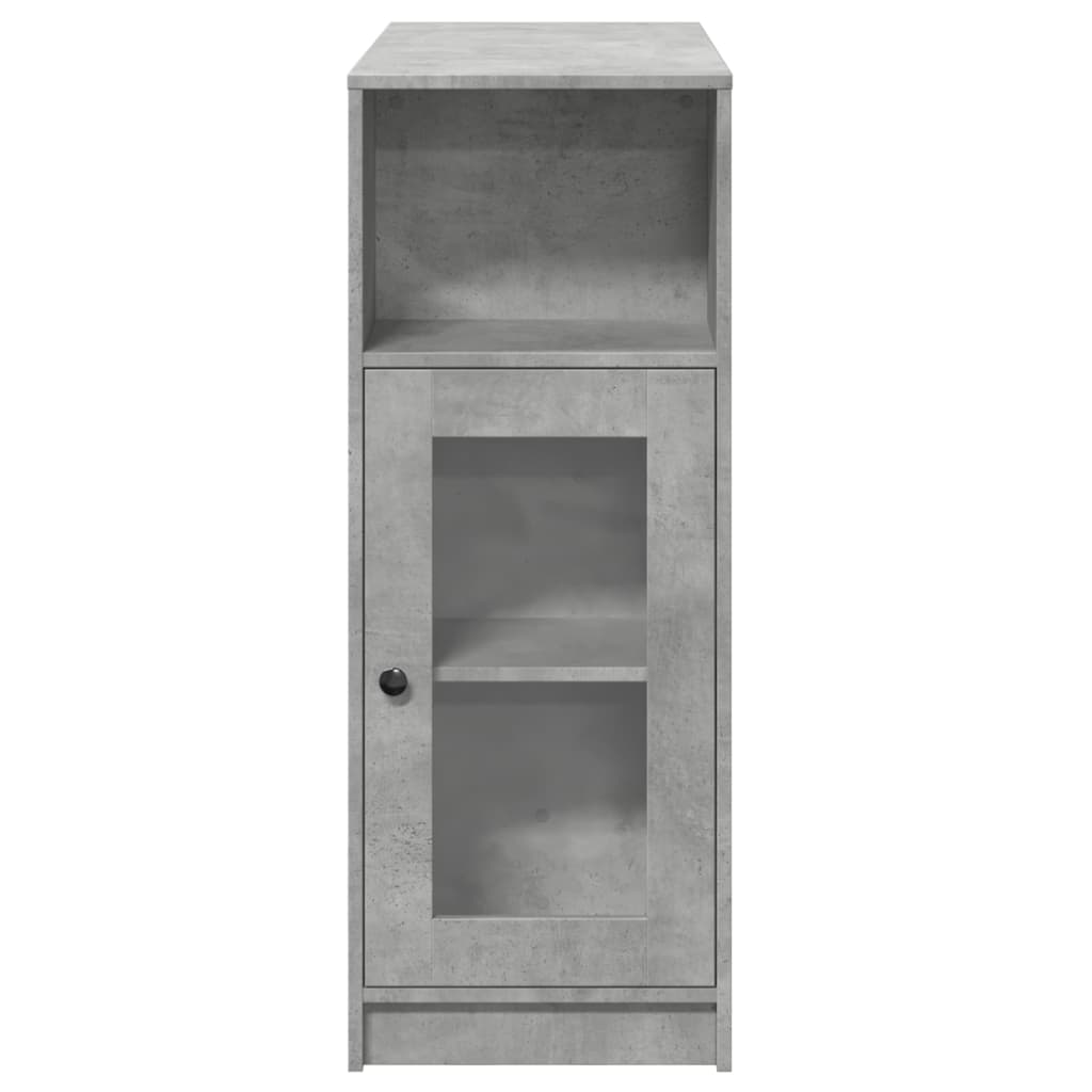 vidaXL Masă de bar cu rafturi gri beton 101x40x103,5 cm lemn prelucrat vidaXL Masă de bar cu rafturi gri beton 101x40x103,5 cm lemn prelucrat
