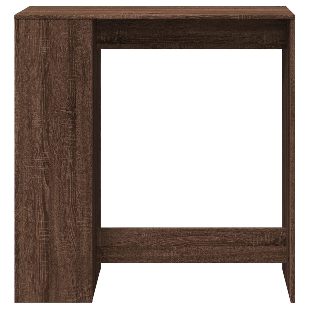 vidaXL Masă bar cu rafturi, stejar maro 101x40x103,5 cm lemn prelucrat