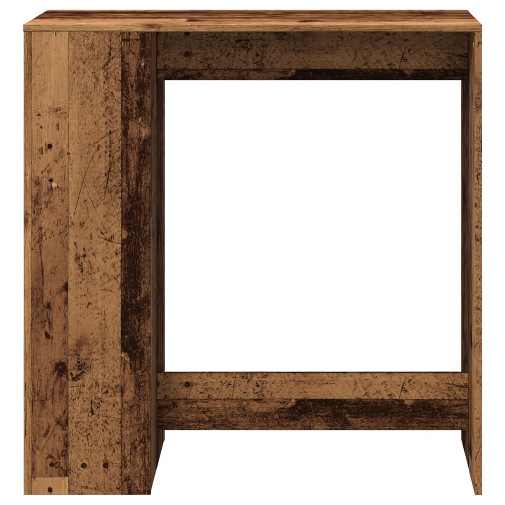 vidaXL Masă bar cu rafturi, lemn vechi 101x40x103,5 cm lemn prelucrat vidaXL Masă bar cu rafturi, lemn vechi 101x40x103,5 cm lemn prelucrat