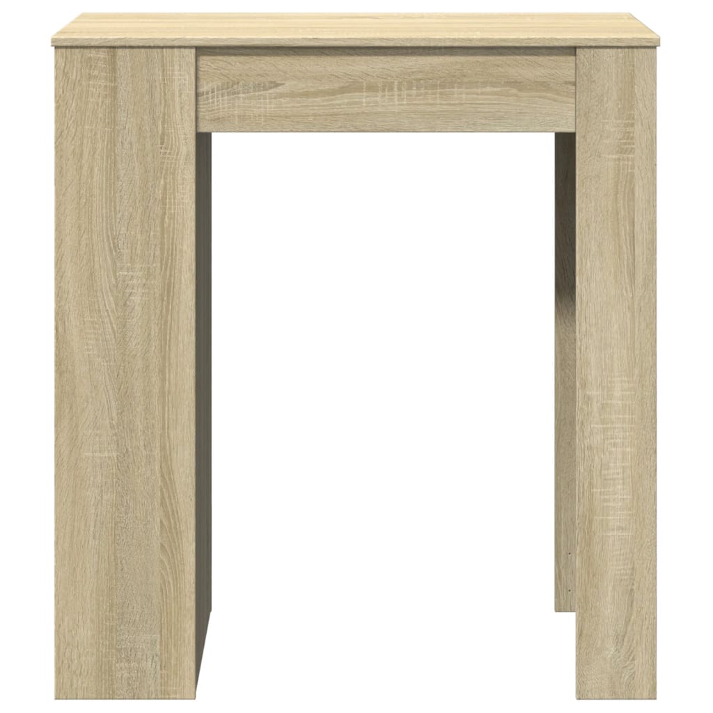 vidaXL Masă de bar cu rafturi, stejar sonoma, 95x47x103,5 cm, lemn vidaXL Masă de bar cu rafturi, stejar sonoma, 95x47x103,5 cm, lemn