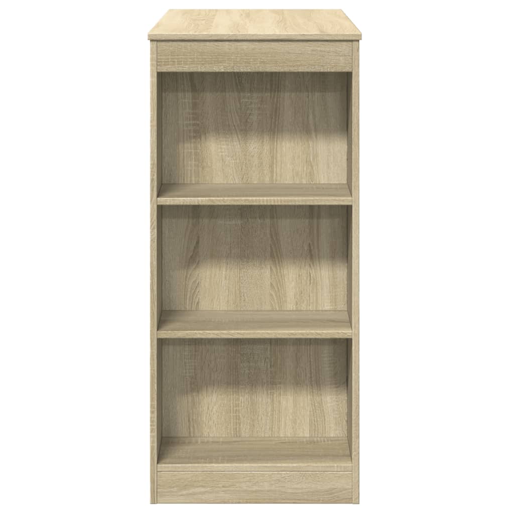 vidaXL Masă de bar cu rafturi, stejar sonoma, 95x47x103,5 cm, lemn vidaXL Masă de bar cu rafturi, stejar sonoma, 95x47x103,5 cm, lemn