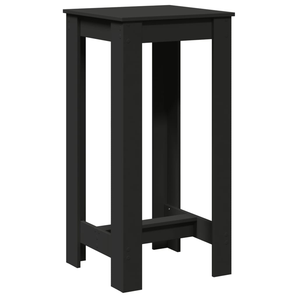 vidaXL Masă bar, negru, 51x50x103,5 cm, lemn prelucrat vidaXL Masă bar, negru, 51x50x103,5 cm, lemn prelucrat