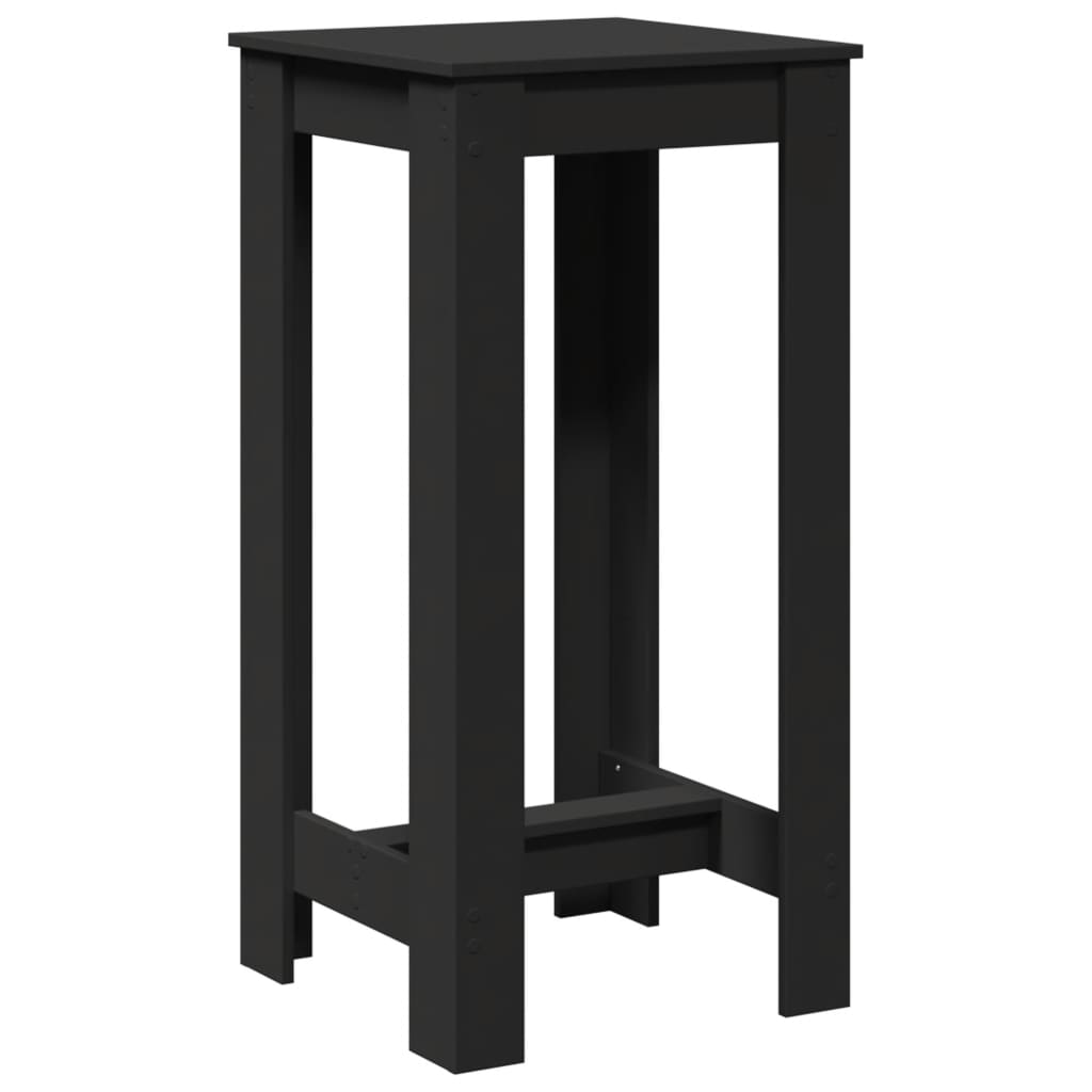 vidaXL Masă bar, negru, 51x50x103,5 cm, lemn prelucrat vidaXL Masă bar, negru, 51x50x103,5 cm, lemn prelucrat
