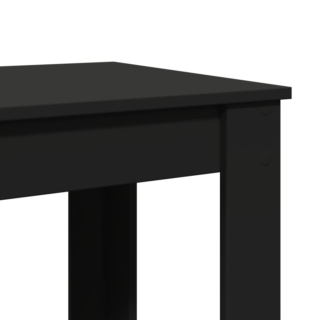 vidaXL Masă bar, negru, 51x50x103,5 cm, lemn prelucrat vidaXL Masă bar, negru, 51x50x103,5 cm, lemn prelucrat