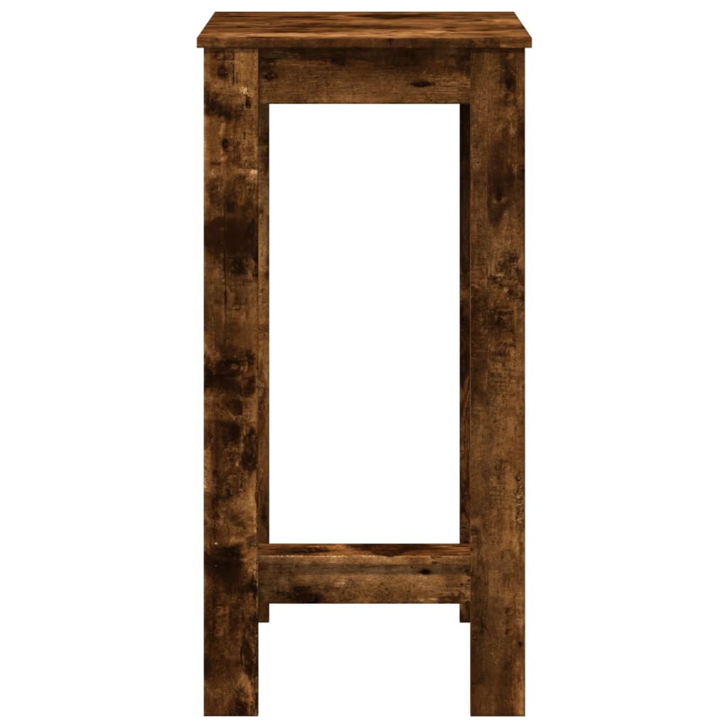 vidaXL Masă de bar, stejar fumuriu, 51x50x103,5 cm, lemn prelucrat vidaXL Masă de bar, stejar fumuriu, 51x50x103,5 cm, lemn prelucrat