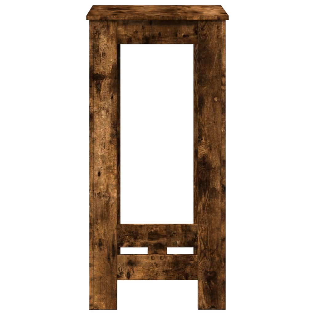vidaXL Masă de bar, stejar fumuriu, 51x50x103,5 cm, lemn prelucrat vidaXL Masă de bar, stejar fumuriu, 51x50x103,5 cm, lemn prelucrat