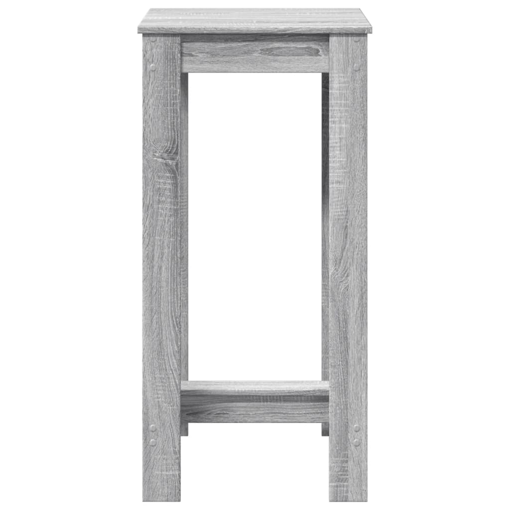 vidaXL Masă bar, gri sonoma, 51x50x103,5 cm, lemn prelucrat