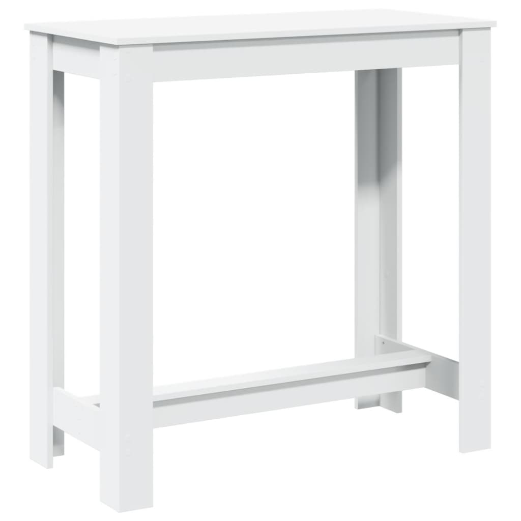 vidaXL Masă de bar, alb, 102x50x103,5 cm, lemn prelucrat vidaXL Masă de bar, alb, 102x50x103,5 cm, lemn prelucrat