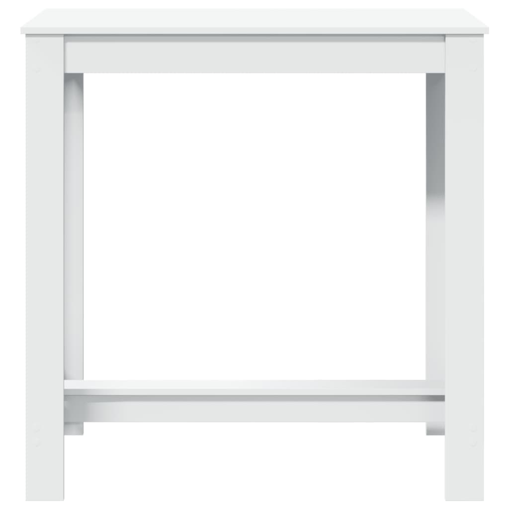 vidaXL Masă de bar, alb, 102x50x103,5 cm, lemn prelucrat vidaXL Masă de bar, alb, 102x50x103,5 cm, lemn prelucrat