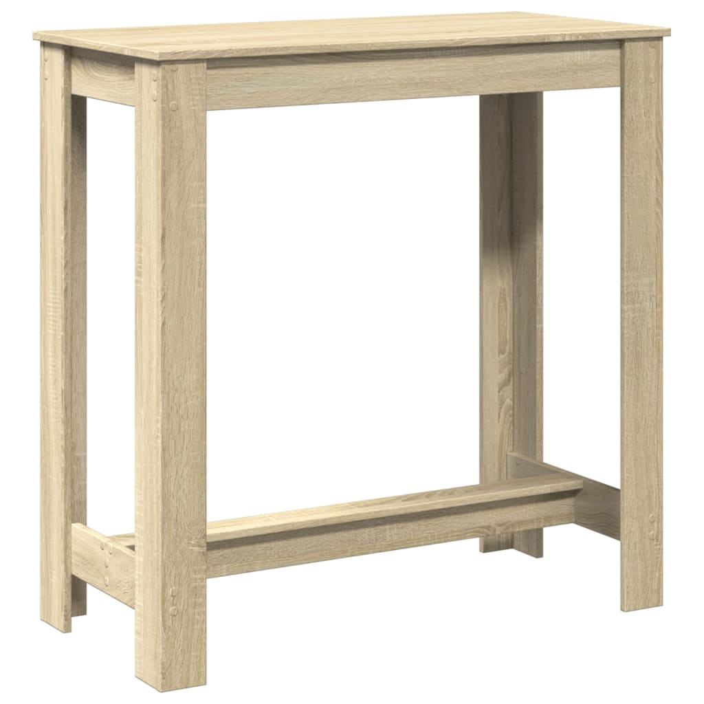 vidaXL Masă de bar, stejar Sonoma, 102x50x103,5 cm, lemn prelucrat