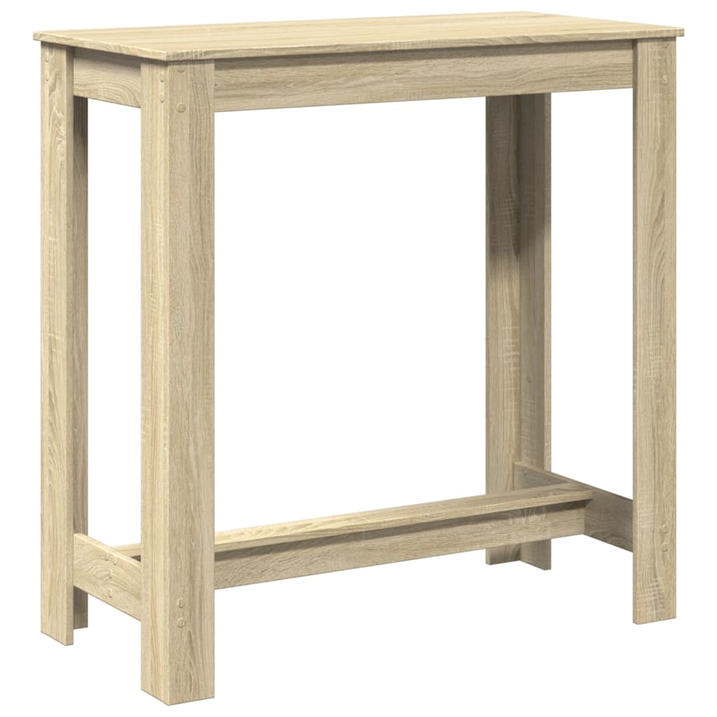 vidaXL Masă de bar, stejar Sonoma, 102x50x103,5 cm, lemn prelucrat