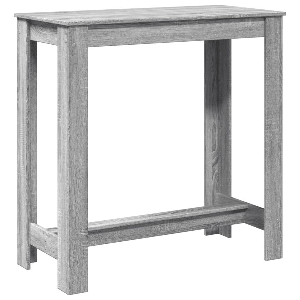 vidaXL Masă de bar, Sonoma gri, 102x50x103,5 cm, lemn prelucrat