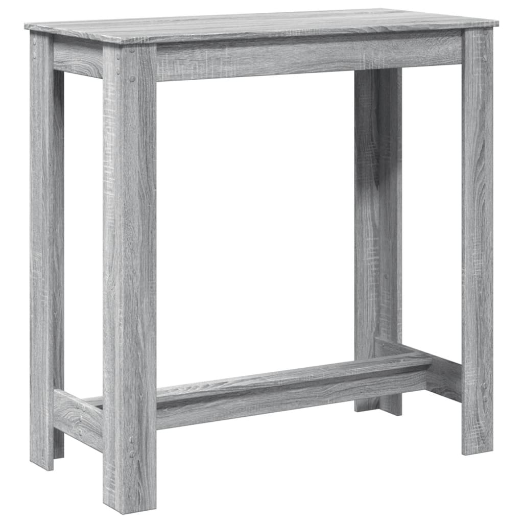 vidaXL Masă de bar, Sonoma gri, 102x50x103,5 cm, lemn prelucrat