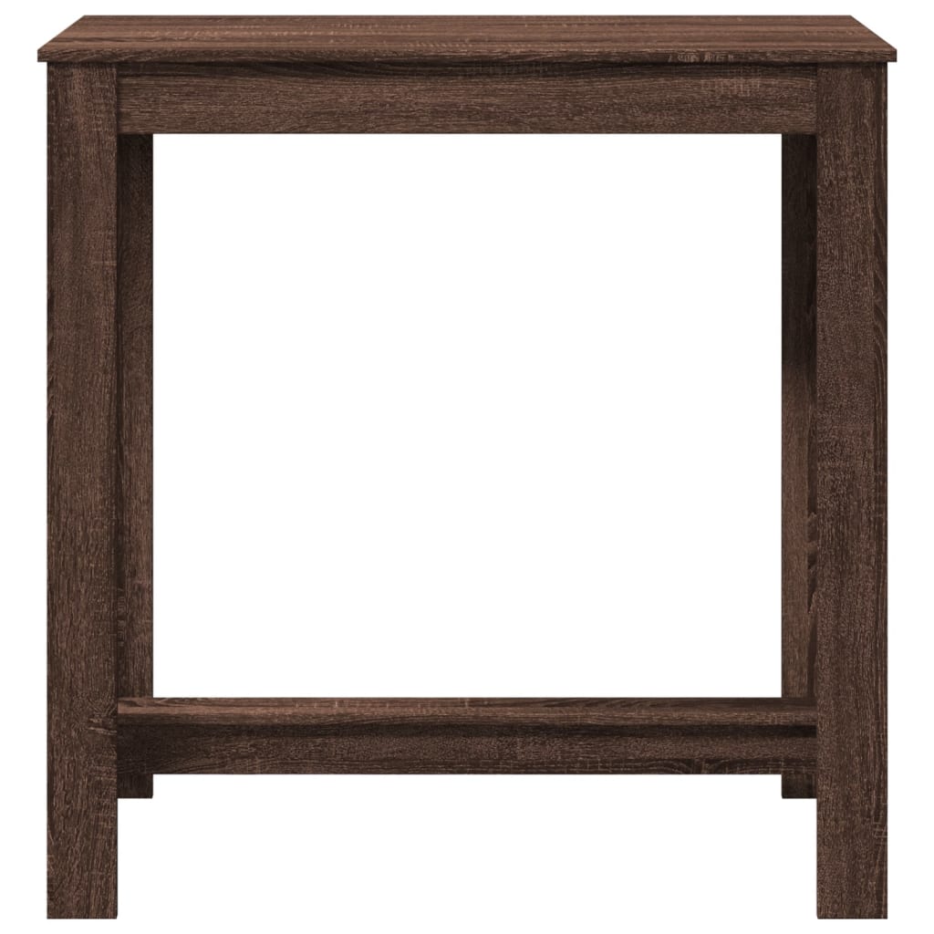 vidaXL Masă de bar, stejar maro, 102x50x103,5 cm, lemn prelucrat