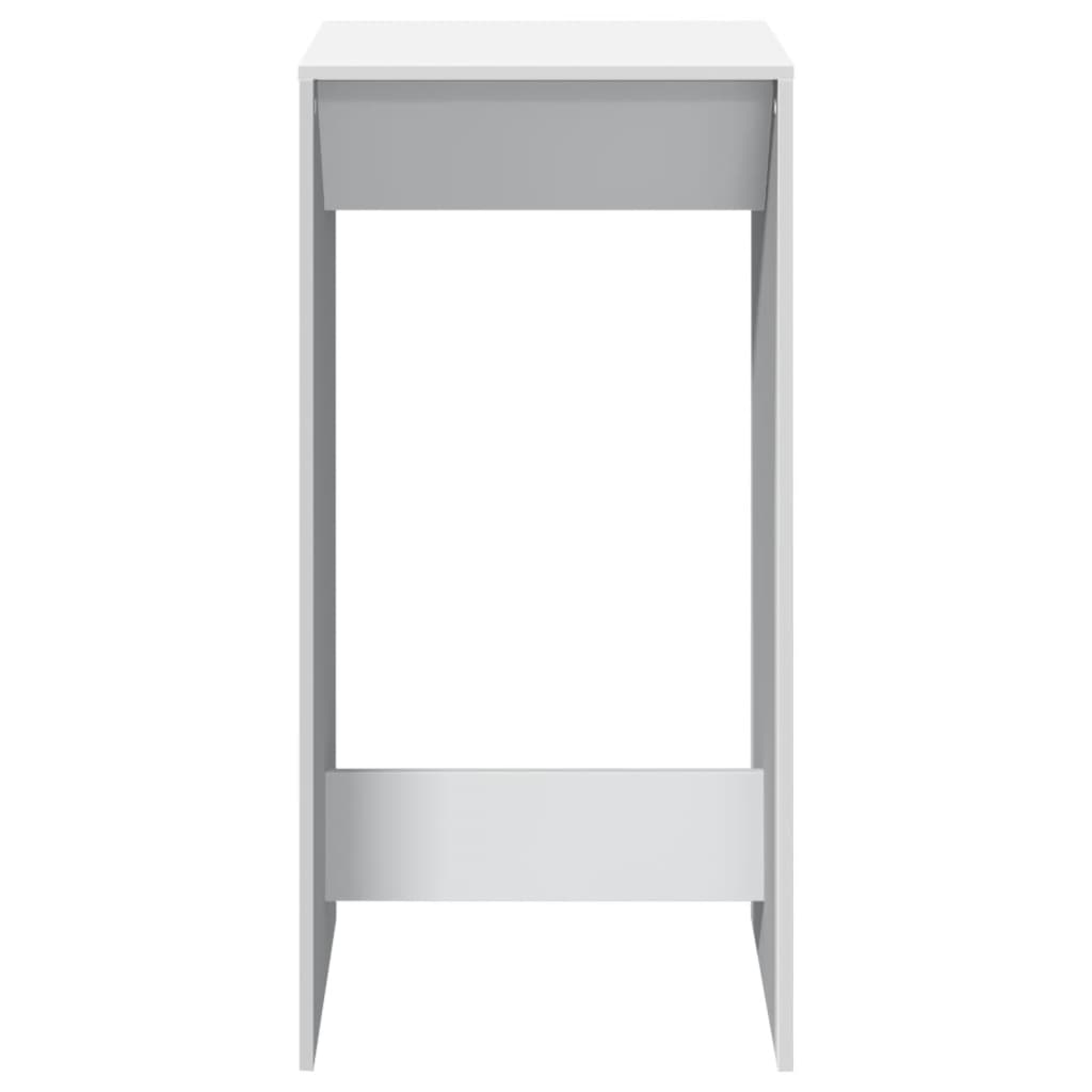 vidaXL Masă bar, alb, 51x50x103,5 cm, lemn prelucrat vidaXL Masă bar, alb, 51x50x103,5 cm, lemn prelucrat